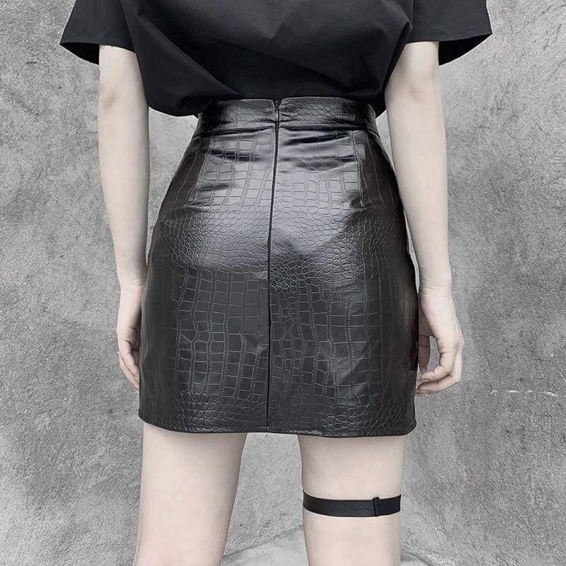 Gothic Harajuku Dressed To Kill Mini Skirt