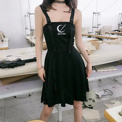 Gothic Harajuku TOKYO GIRL Buckle Dress