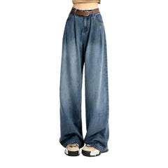 High-waist insulated jeans for women