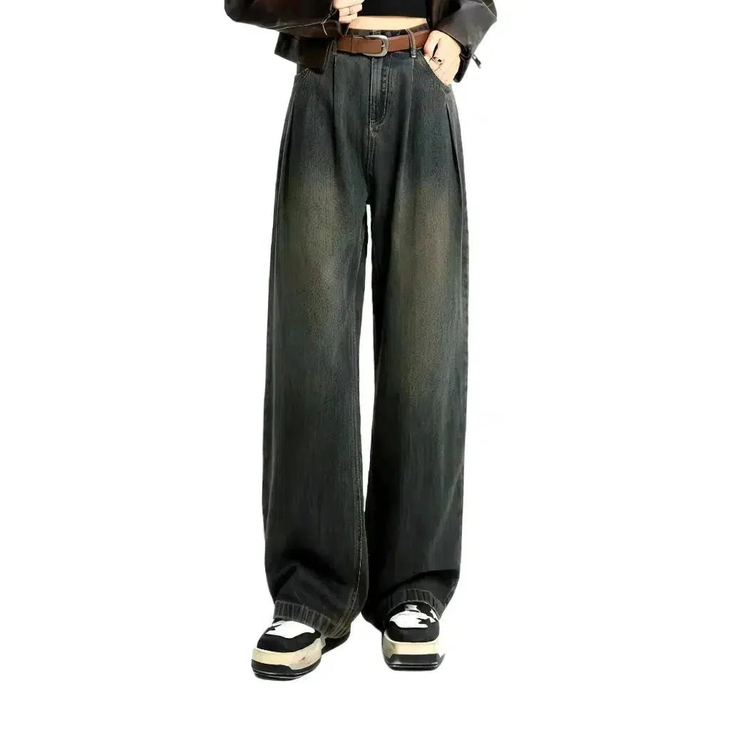 High-waist insulated jeans for women