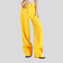 High waisted women's jeans