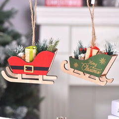 Sleigh Pendant Christmas Ornament