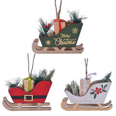 Sleigh Pendant Christmas Ornament
