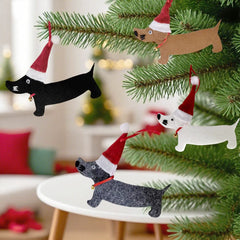 Christmas Tree Decoration Dachshund Felt