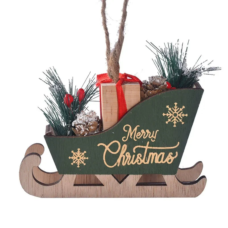 Sleigh Pendant Christmas Ornament
