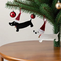 Christmas Tree Decoration Dachshund Felt