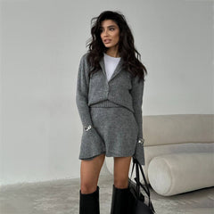 Knitted Sweater Set