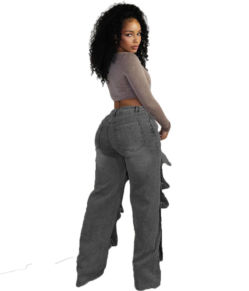 Straight-Leg High-Rise Jeans