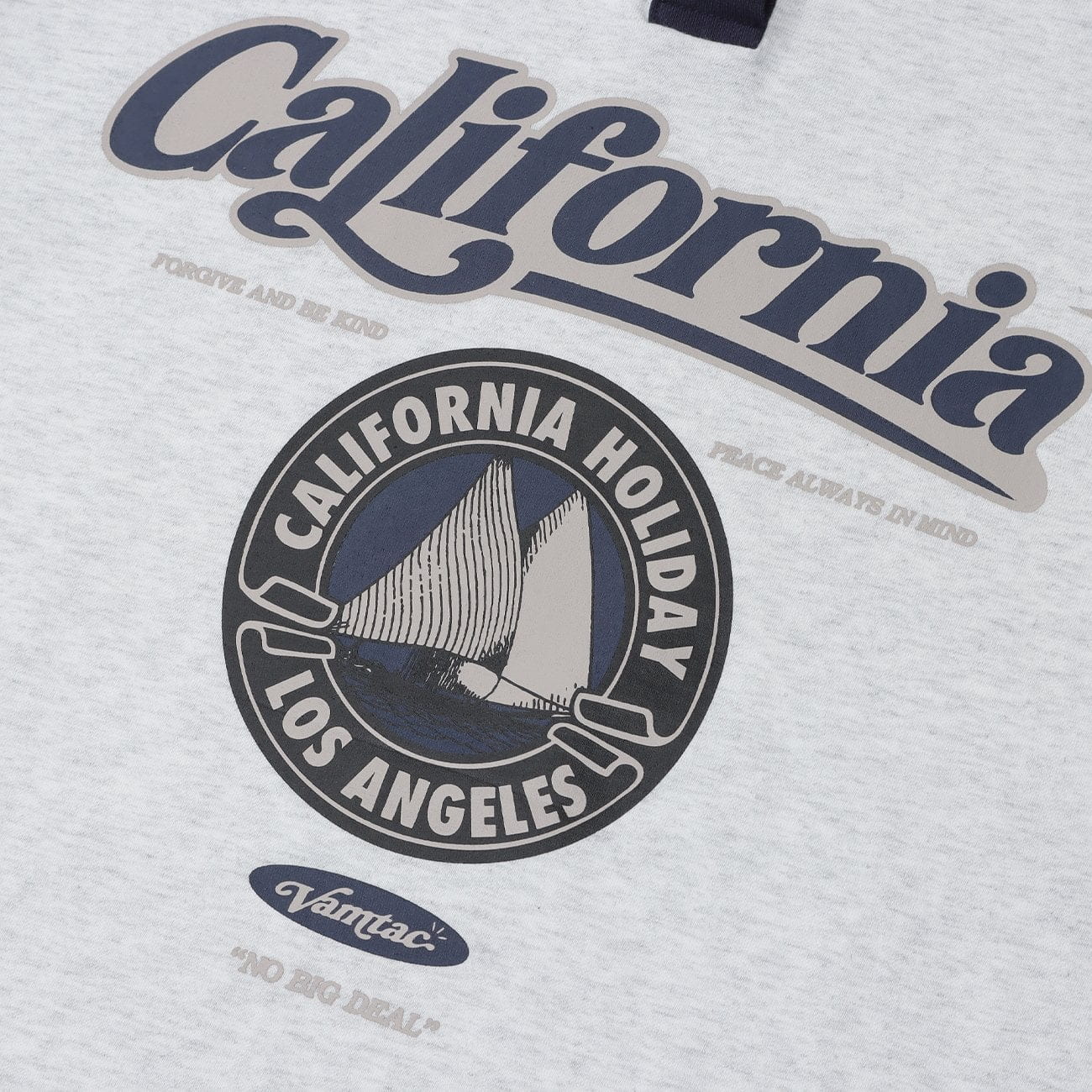 Letter Graphic Polo Collar Tee
