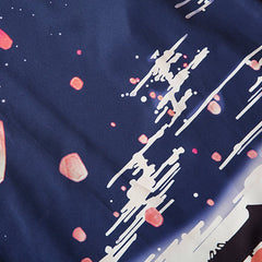 Sky Lantern Print Kimono