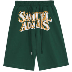 Letter Print Shorts