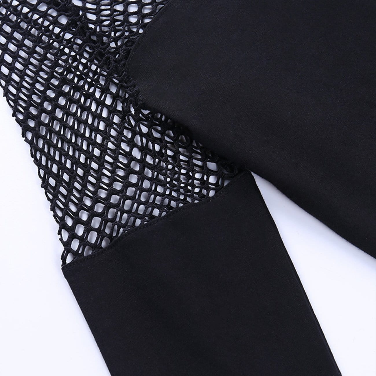 Gothic Stitching Zipper Cardigan Long Sleeve Tee