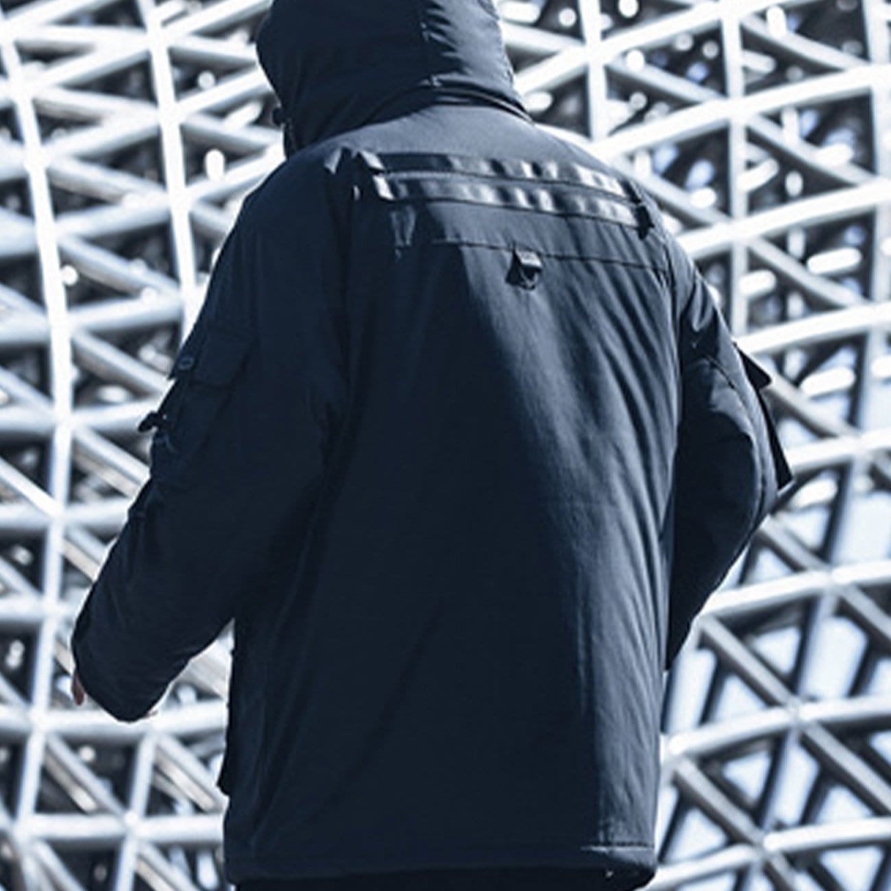 Removable Multi Pockets Winter Coat