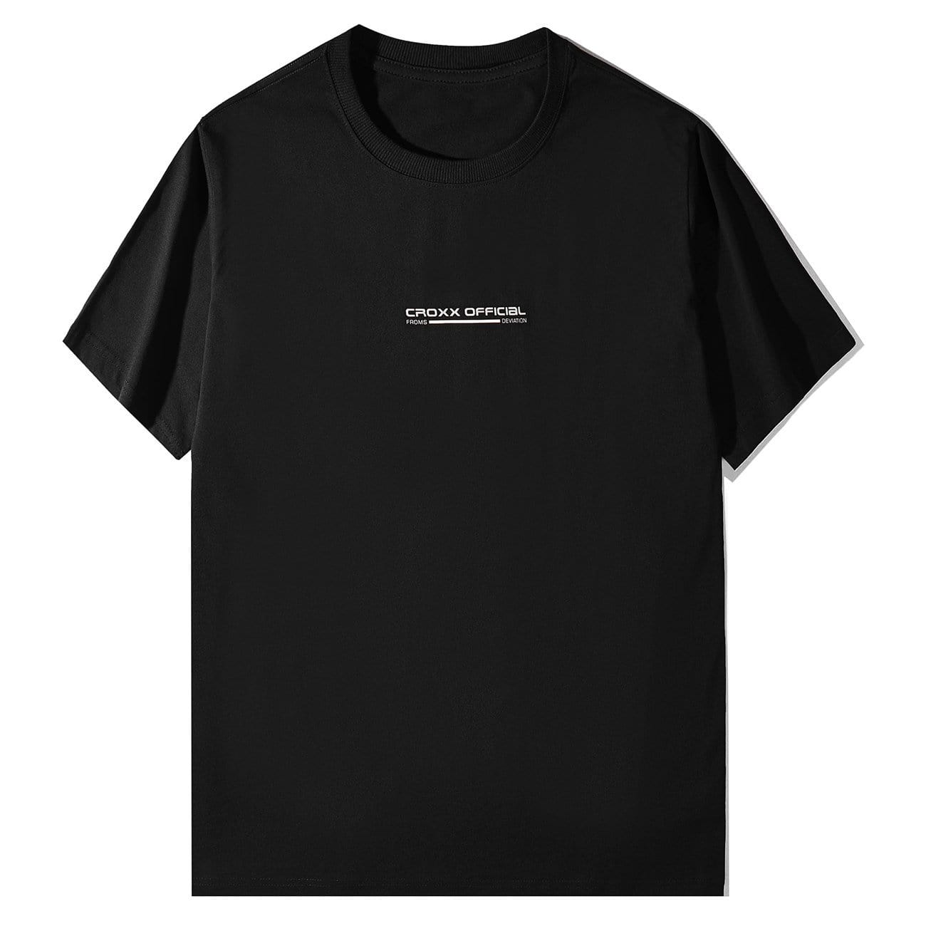 Functional Reflective Strip Print Cotton Tee