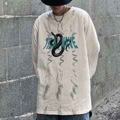 Dark Unreal Snake Print Sweatshirt