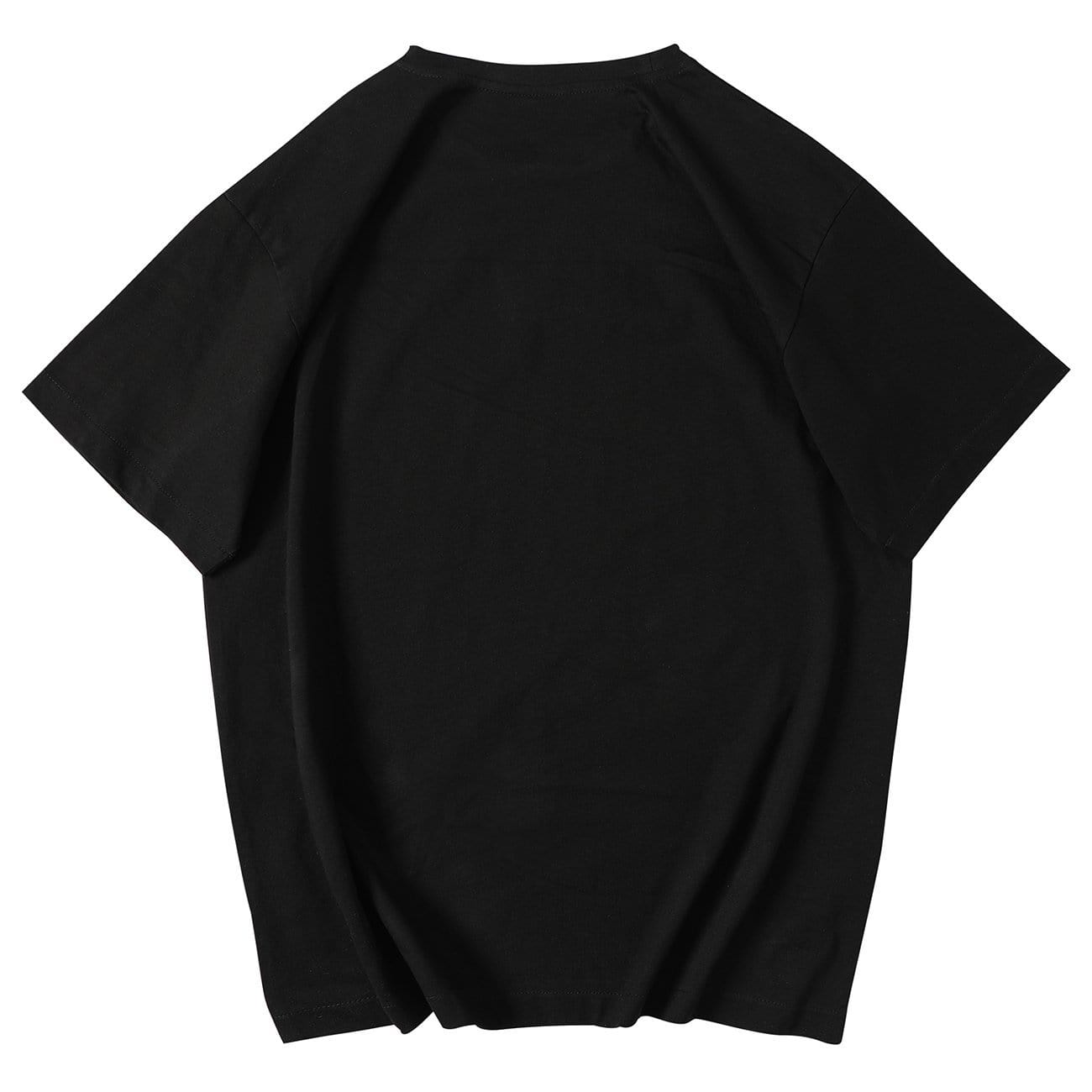 Glowing Letter Print Tee