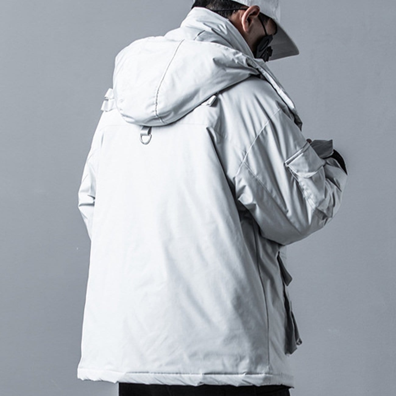 Removable Multi Pockets Winter Coat