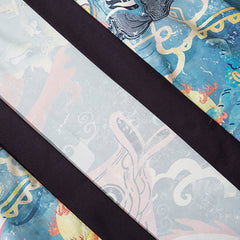 Carp Dragon Print Kimono