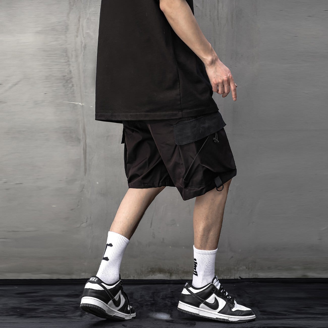 Functional X Print Cargo Shorts