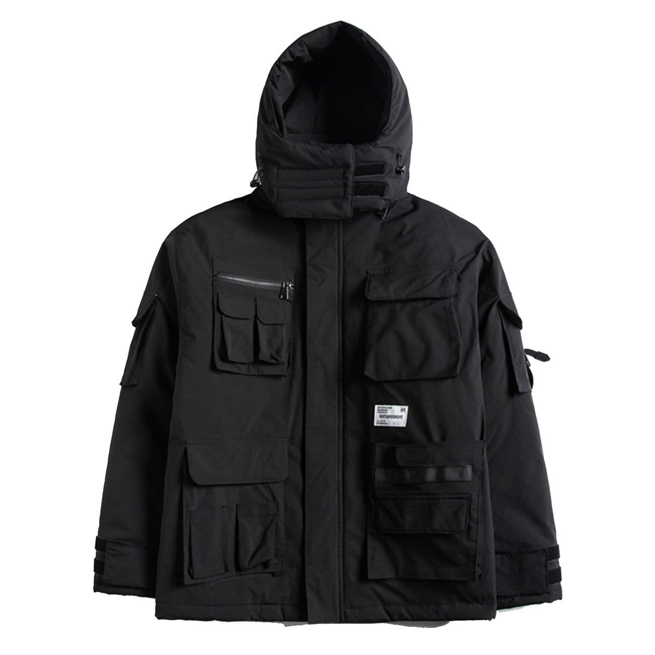 Removable Multi Pockets Winter Coat