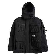 Removable Multi Pockets Winter Coat