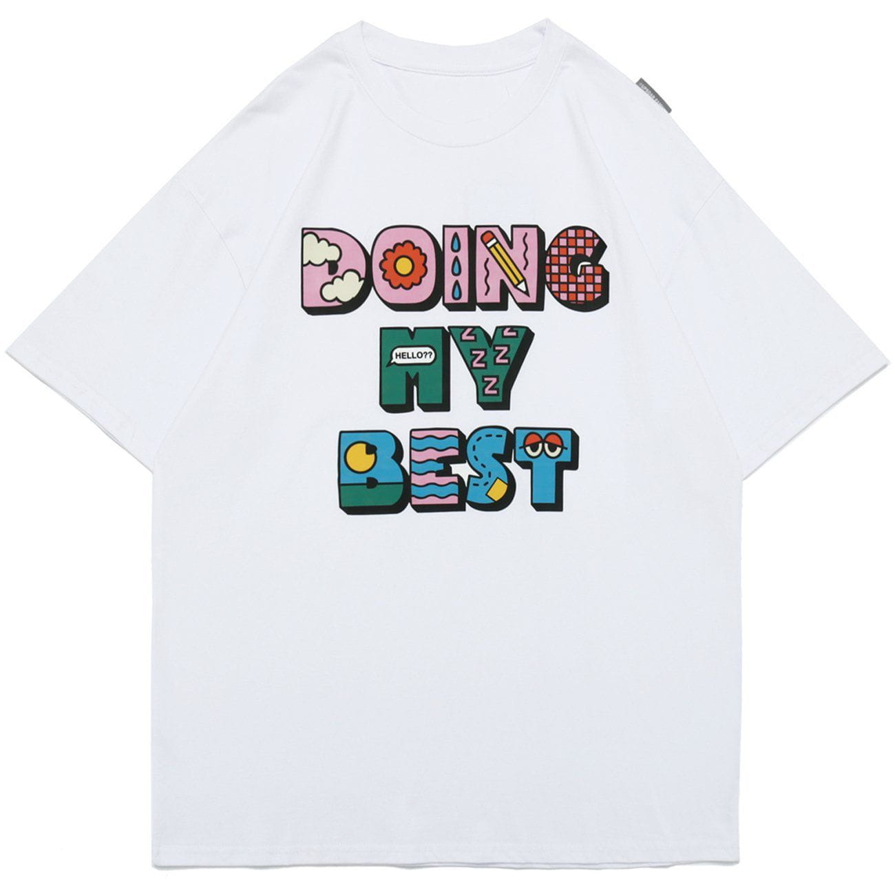 Letter Cloud Pencil Graphic Tee