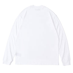 Dark Psychedelic Humanoid Print Oversized Sweatshirt