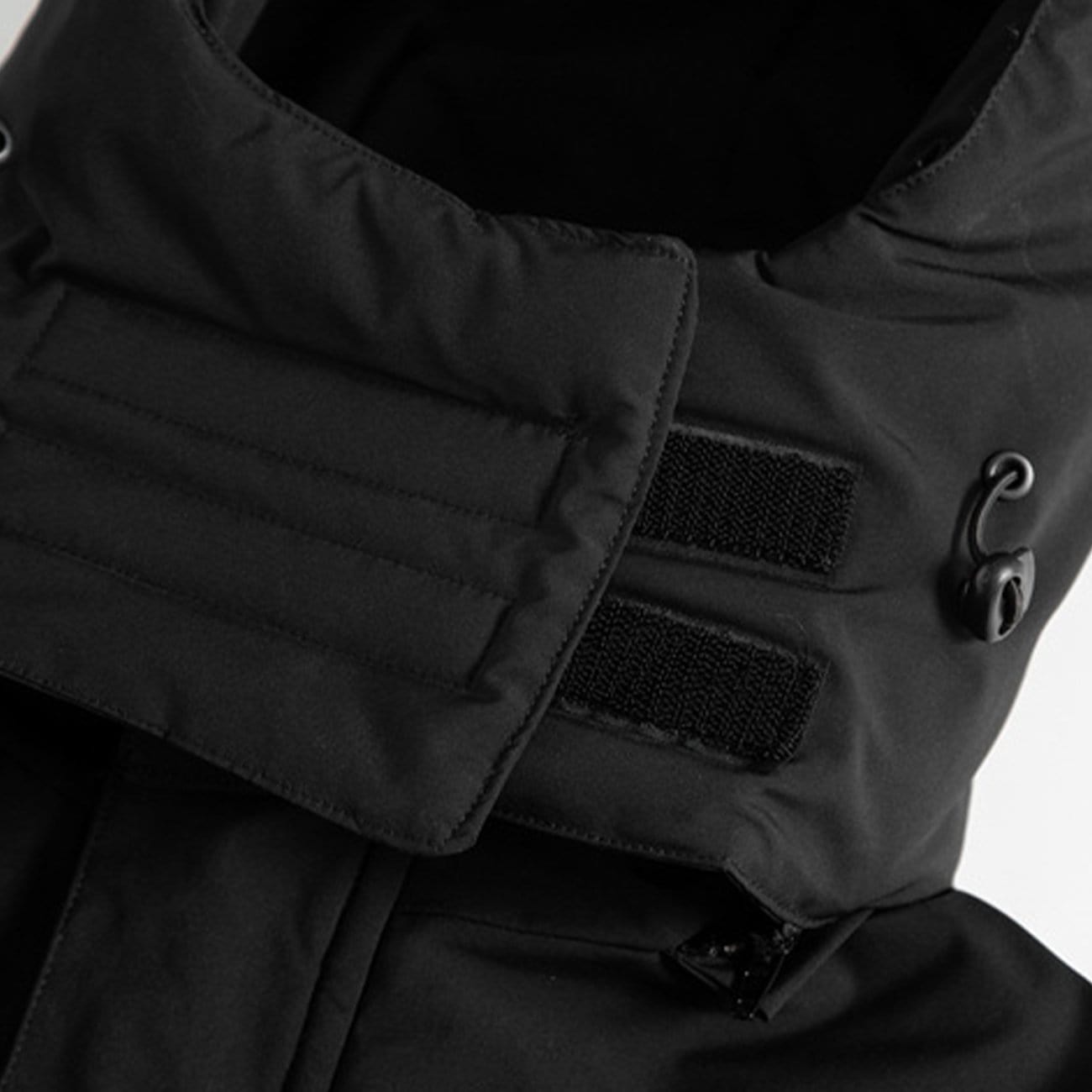 Removable Multi Pockets Winter Coat
