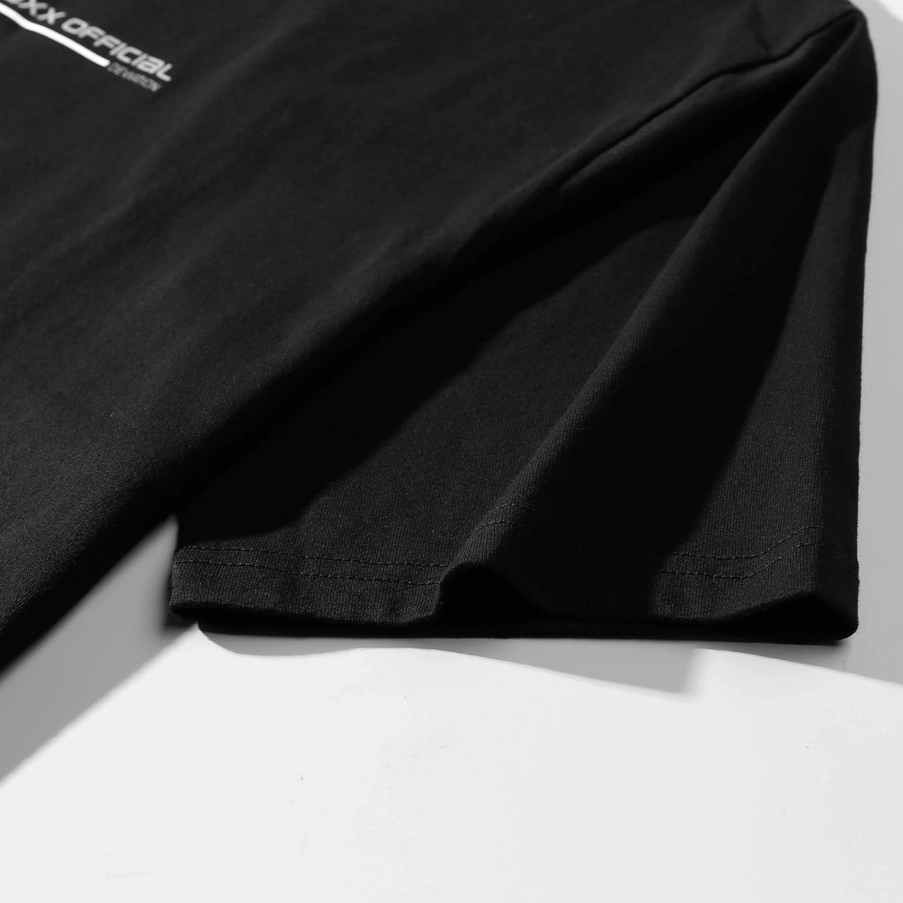 Functional Reflective Strip Print Cotton Tee