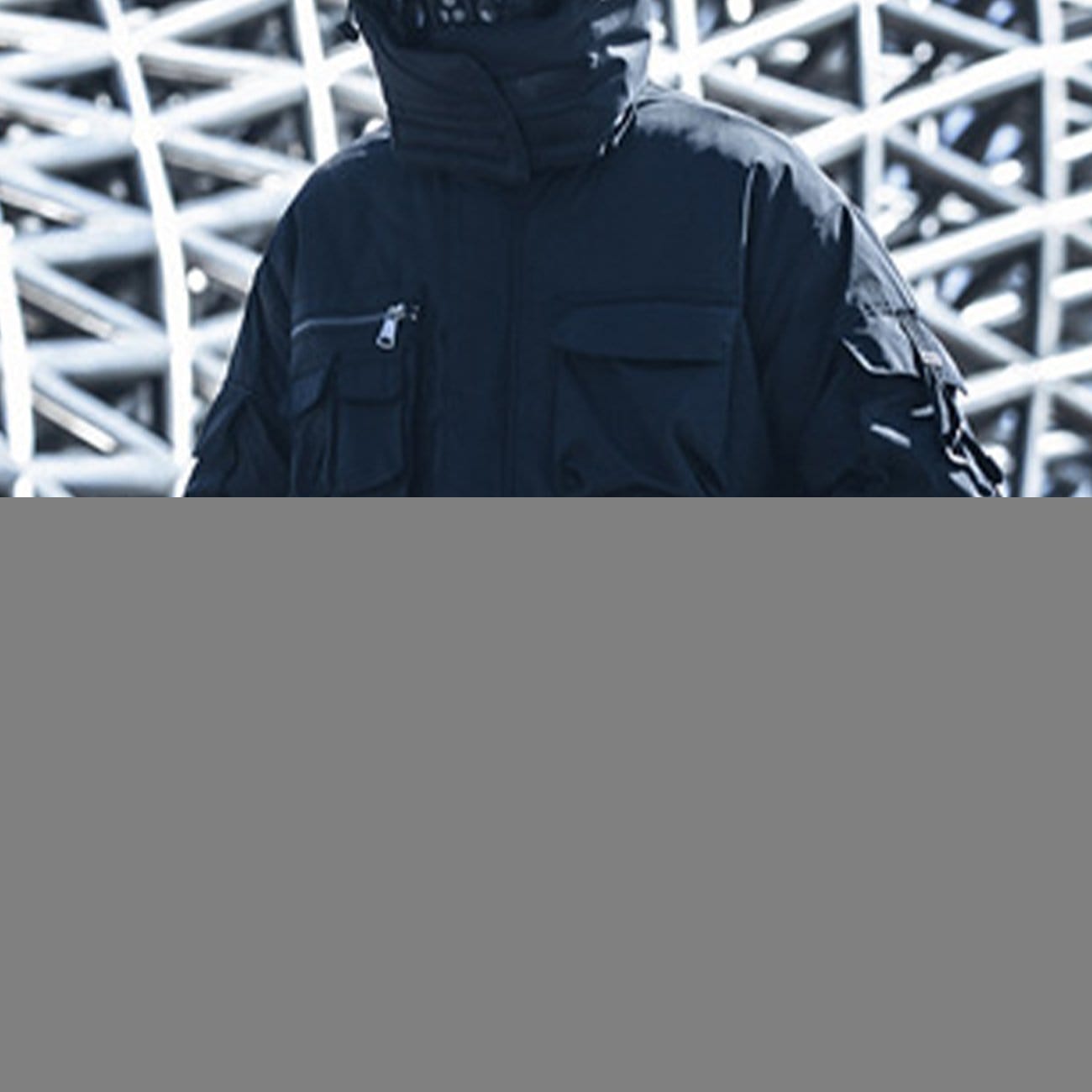 Removable Multi Pockets Winter Coat