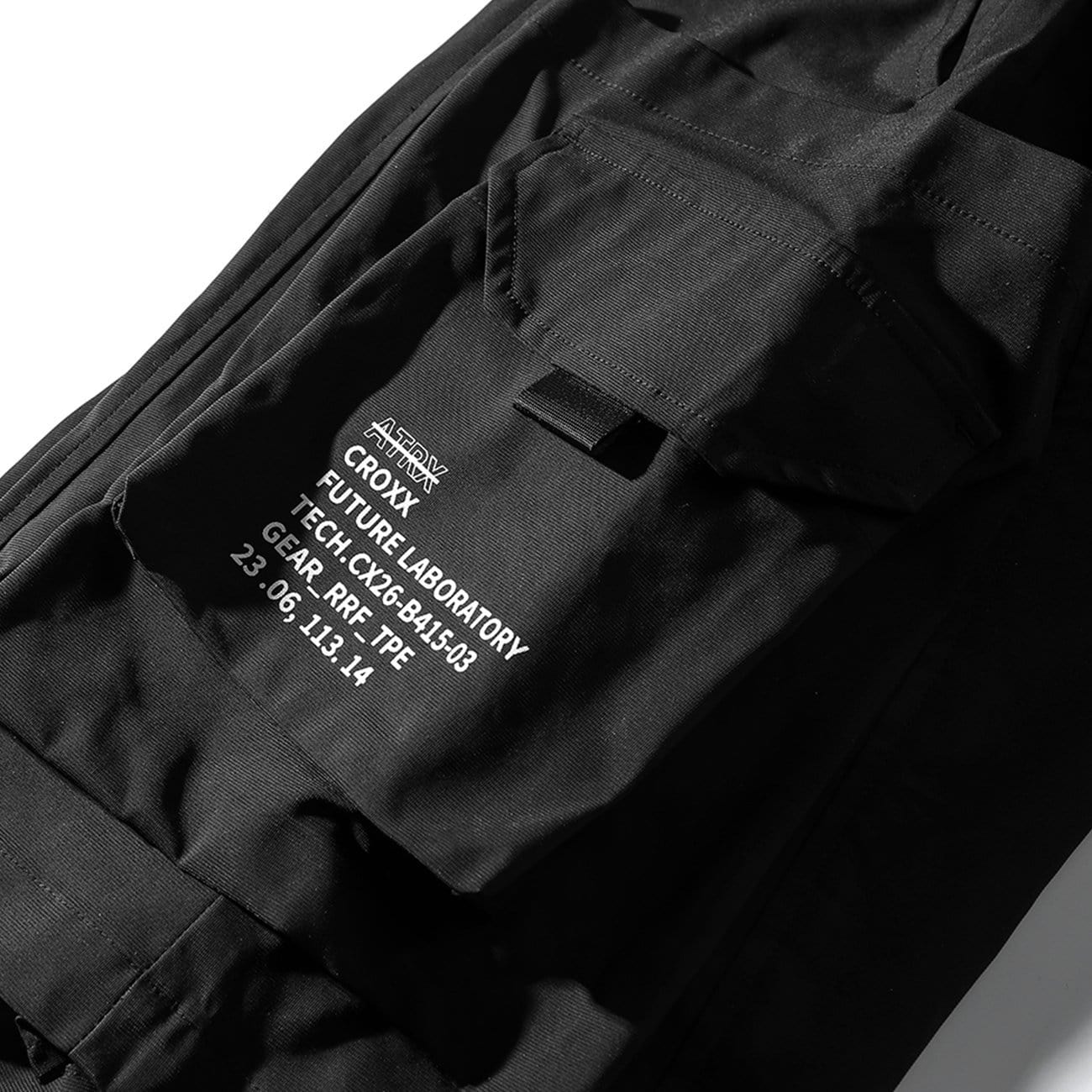 Dark Functional Big Pockets Nylon Shorts