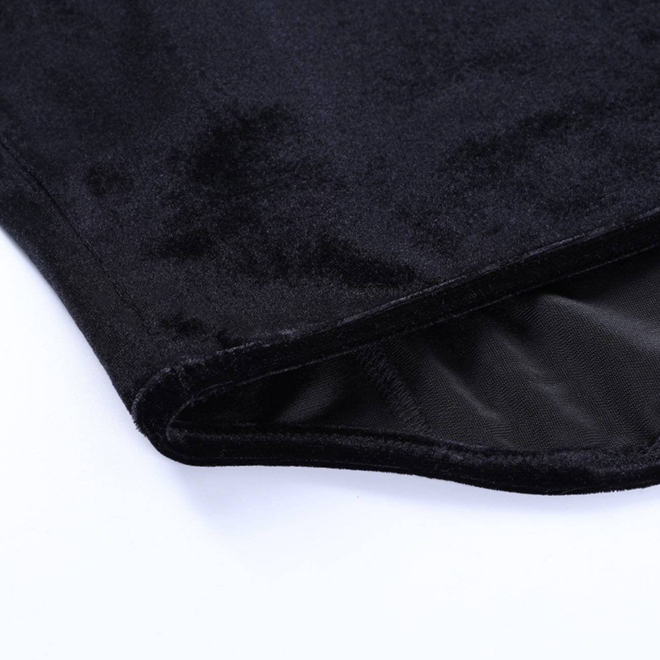 Dark Design Lace Vest Flared Sleeve Long Sleeve Tee