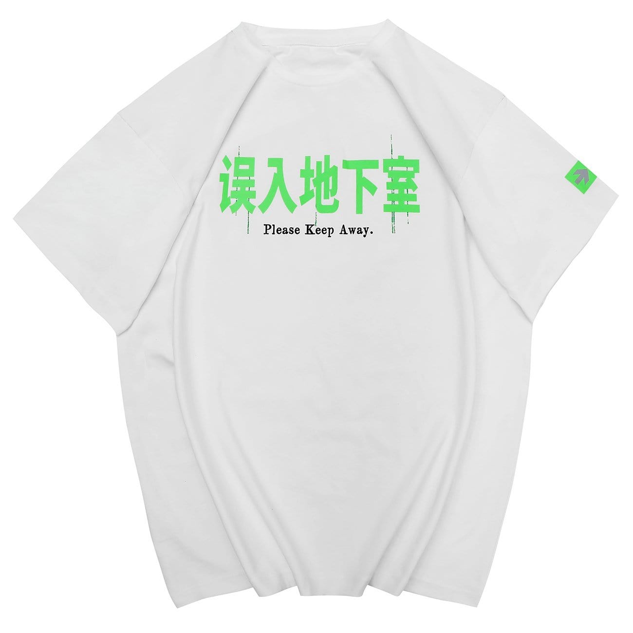 Glowing Letter Print Tee