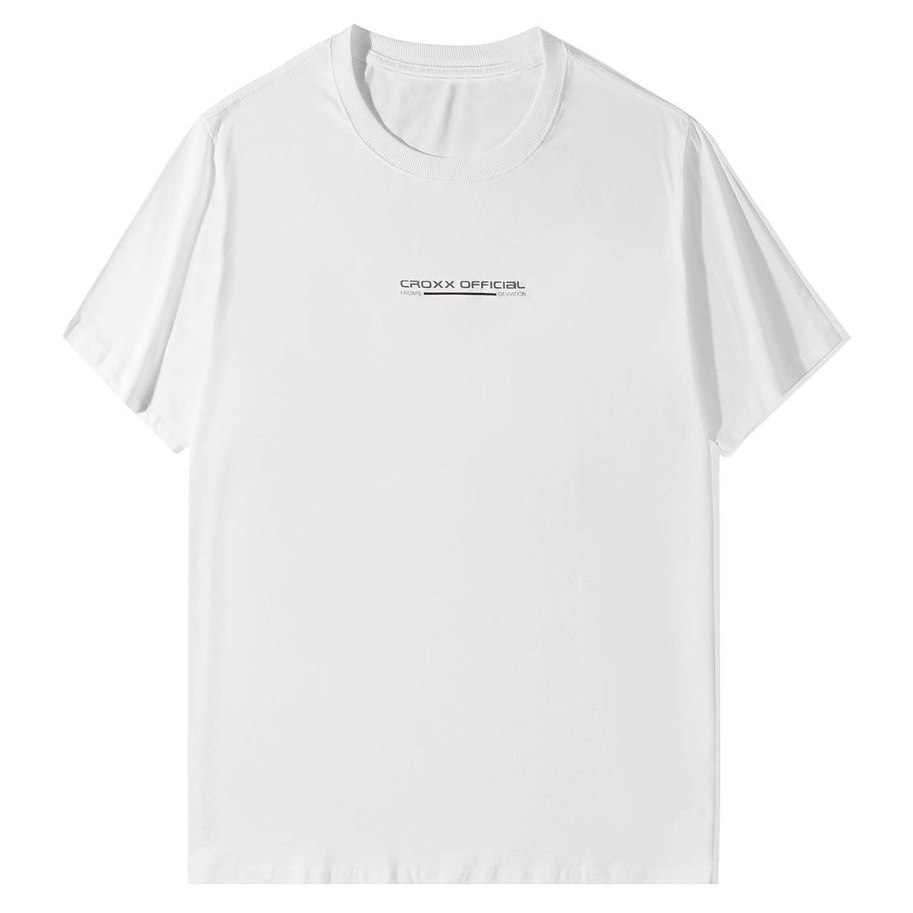 Functional Reflective Strip Print Cotton Tee