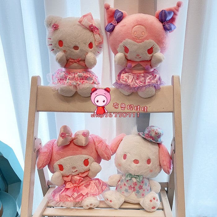 Kawaii Cute Cartoon Character With Cute Dresses
