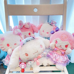 Kawaii Cute Cartoon Character With Cute Dresses