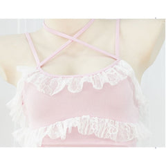 Kawaii Cute Pink Princess Sexy Dress