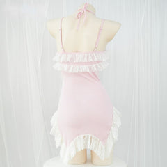 Kawaii Cute Pink Princess Sexy Dress