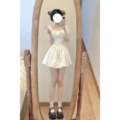 Kawaii Sweet Girl White Fairy Dress