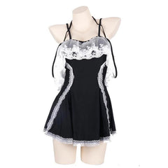 Lace Flower Cute Suspenders Sexy Dress