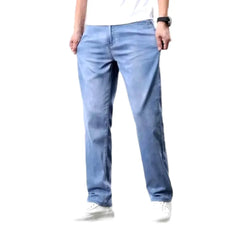 Light-wash stonewashed jeans for men