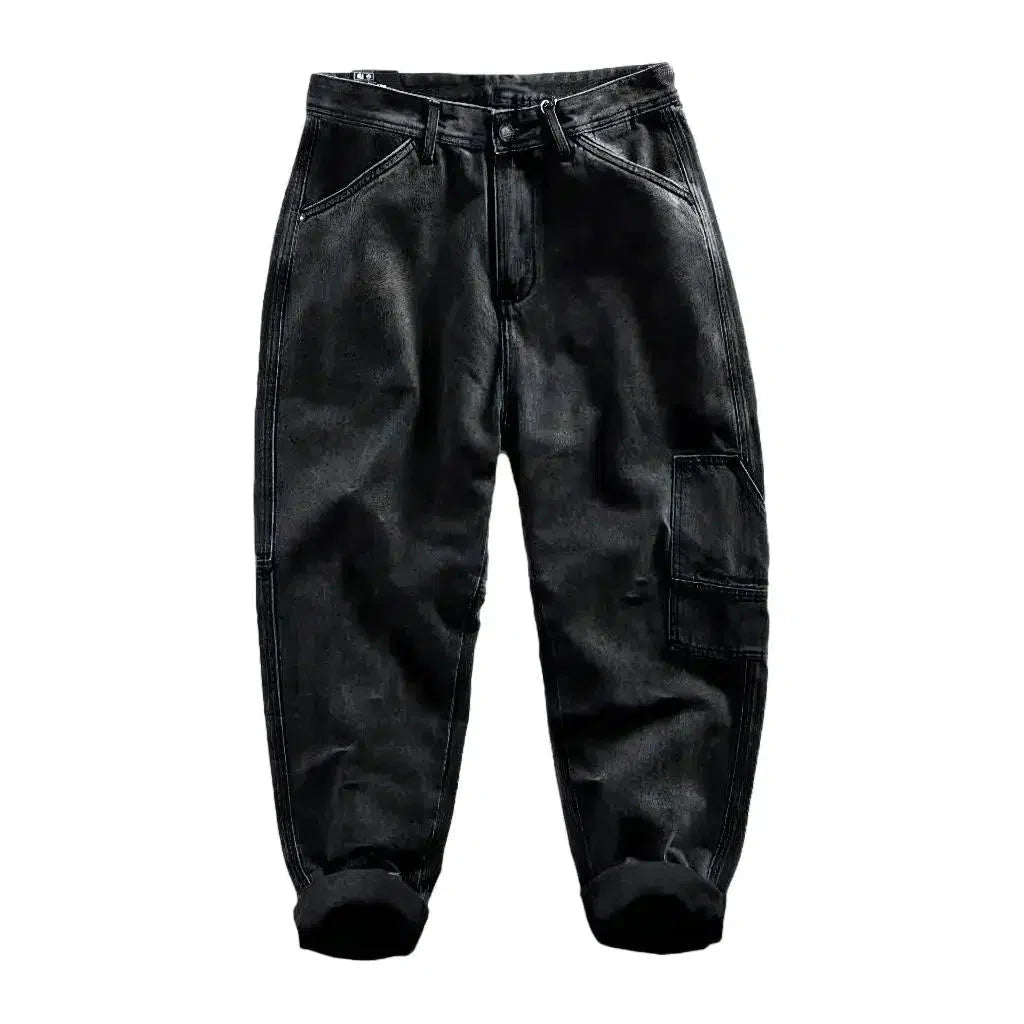 Mid-waist fashion jeans for men