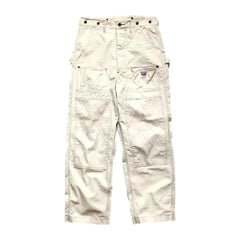 Mid-waist straight workwear jeans for men