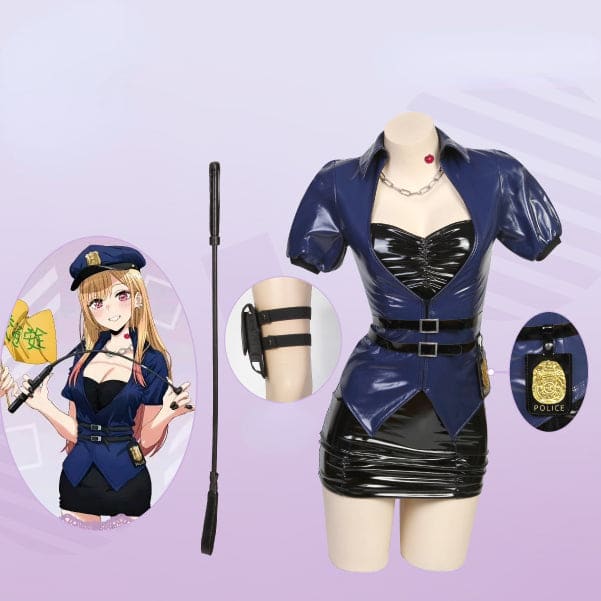My Dress-up Darling Kitagawa Marin Police Cosplay Costume