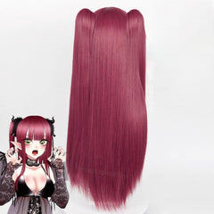 My Dress-Up Darling Succubus Riz Marin Kitagawa Gradient Rose Red Twintails Wig