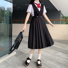 Navy/Black Sweet Jfashion Jk Kawaii Uniform Dress
