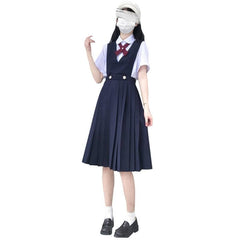 Navy/Black Sweet Jfashion Jk Kawaii Uniform Dress