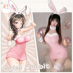 Pink - Black Sweet Bunny Rita Cosplay Dress