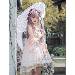 Pink Sakura Floral Dress