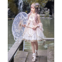 Pink Sakura Floral Dress